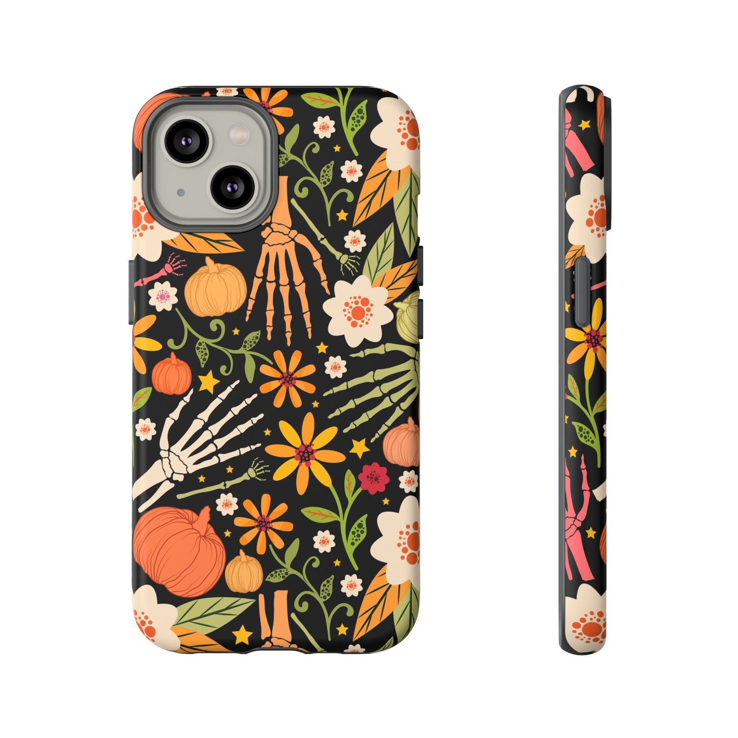 Bones And Flowers Phone Case