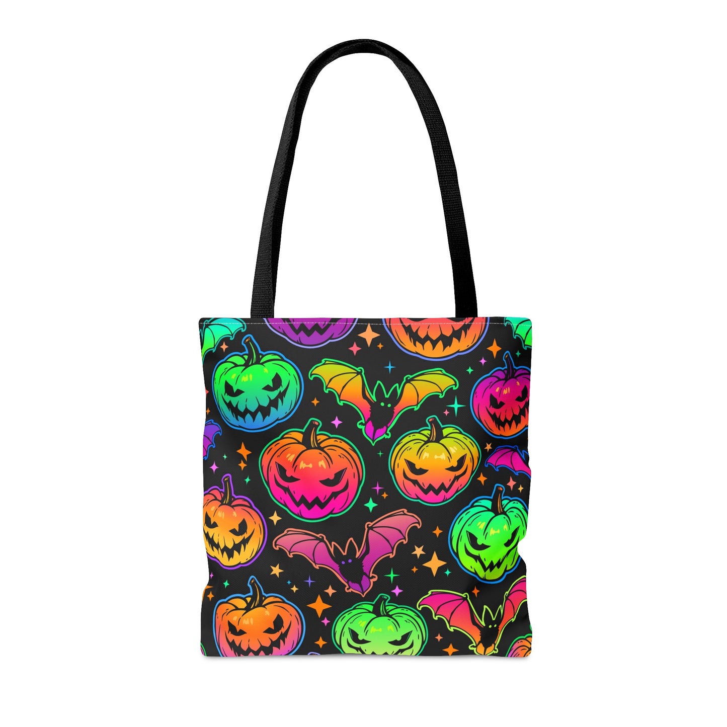 Neon Pumpkin Tote Bag