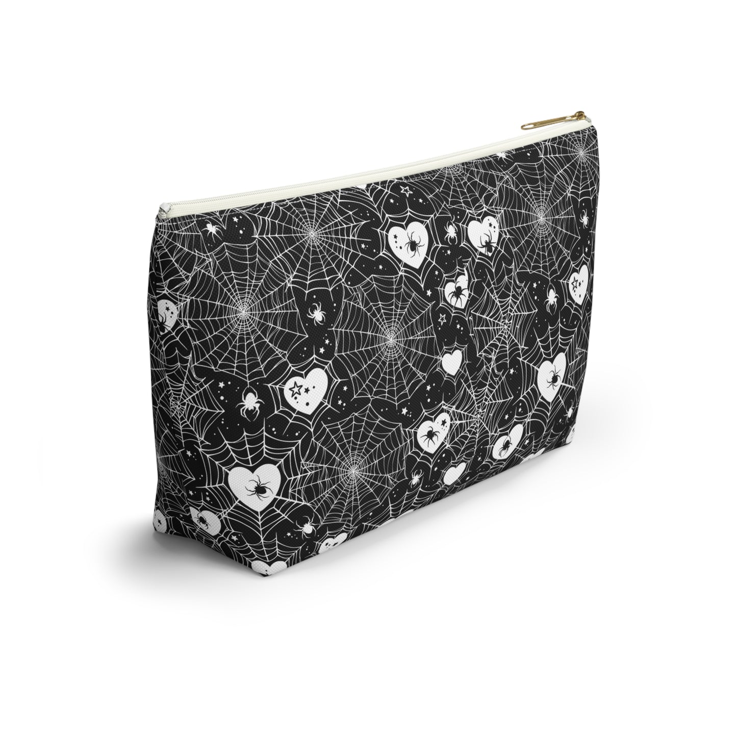 Spiderweb Hearts Accessory Pouch