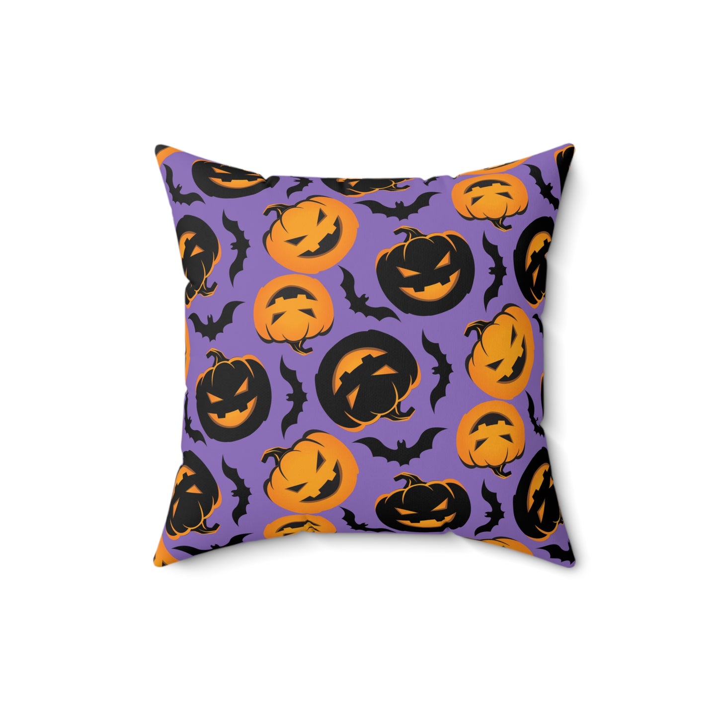 Spooky Pumpkin Square Pillow