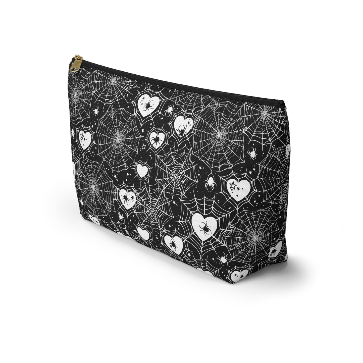 Spiderweb Hearts Accessory Pouch