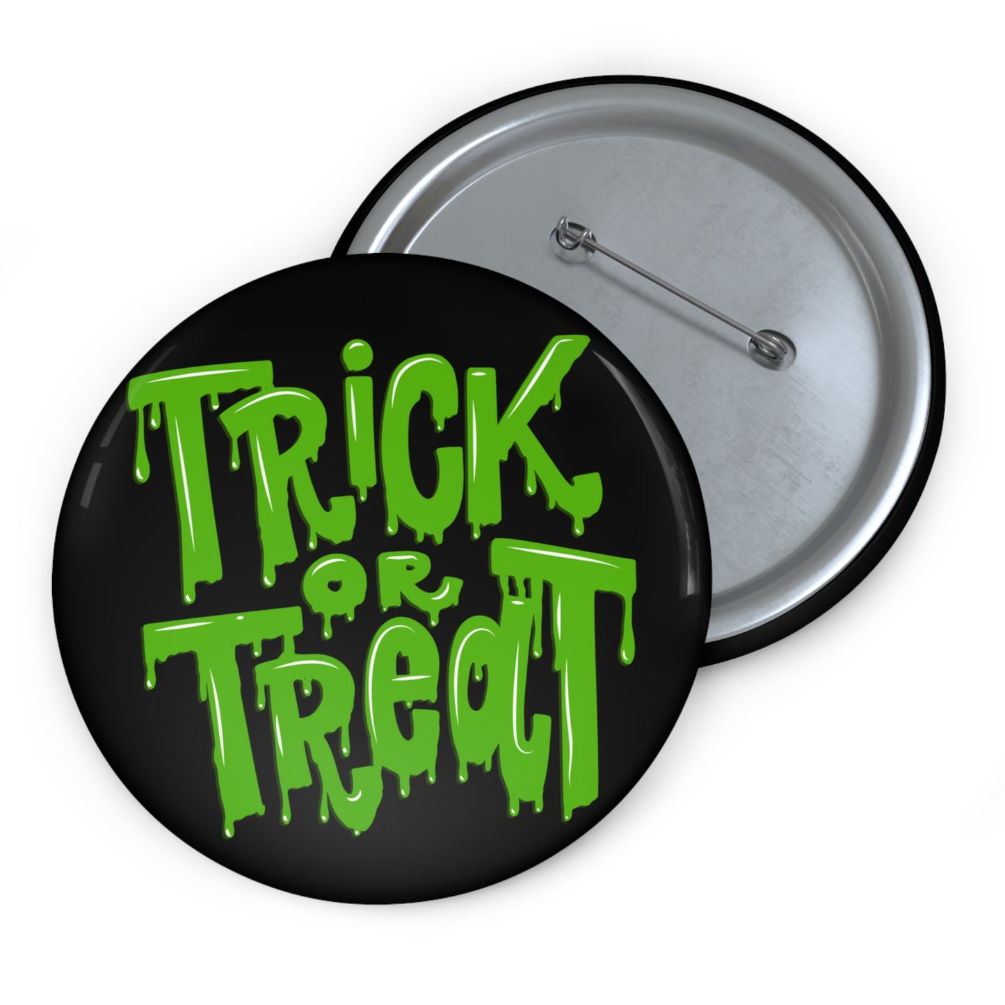 Trick Or Treat Pin Buttons