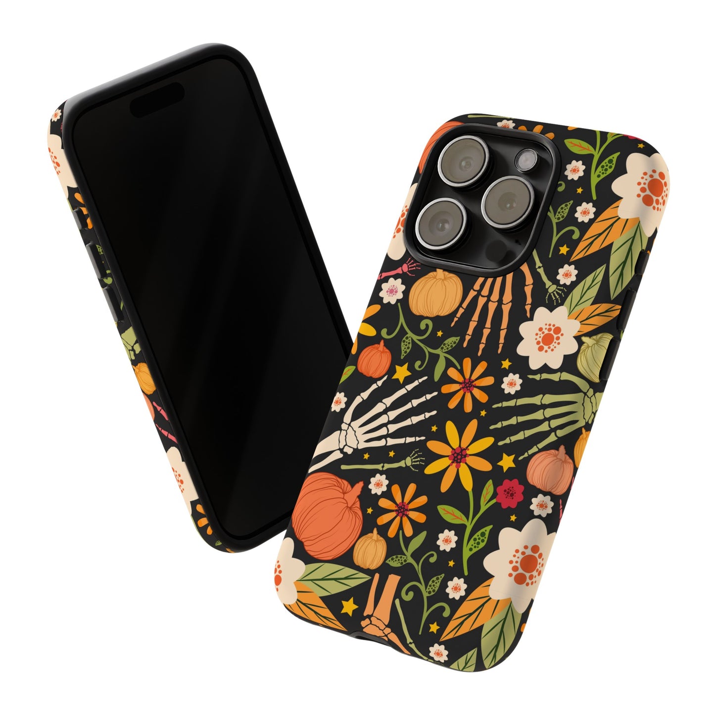 Bones And Flowers Phone Case