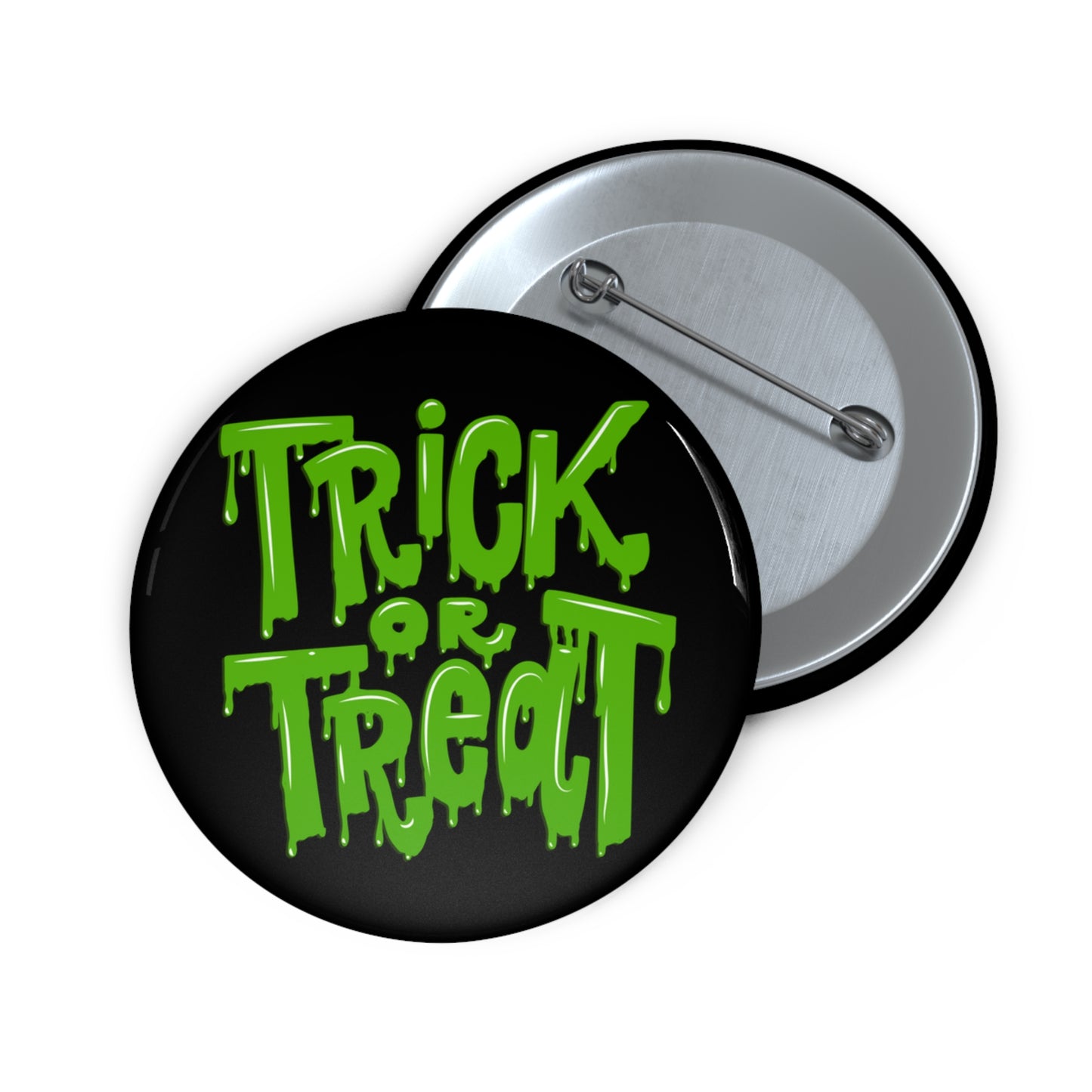 Trick Or Treat Pin Buttons