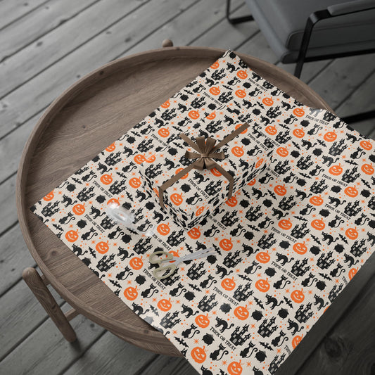 Haunted House Wrapping Paper