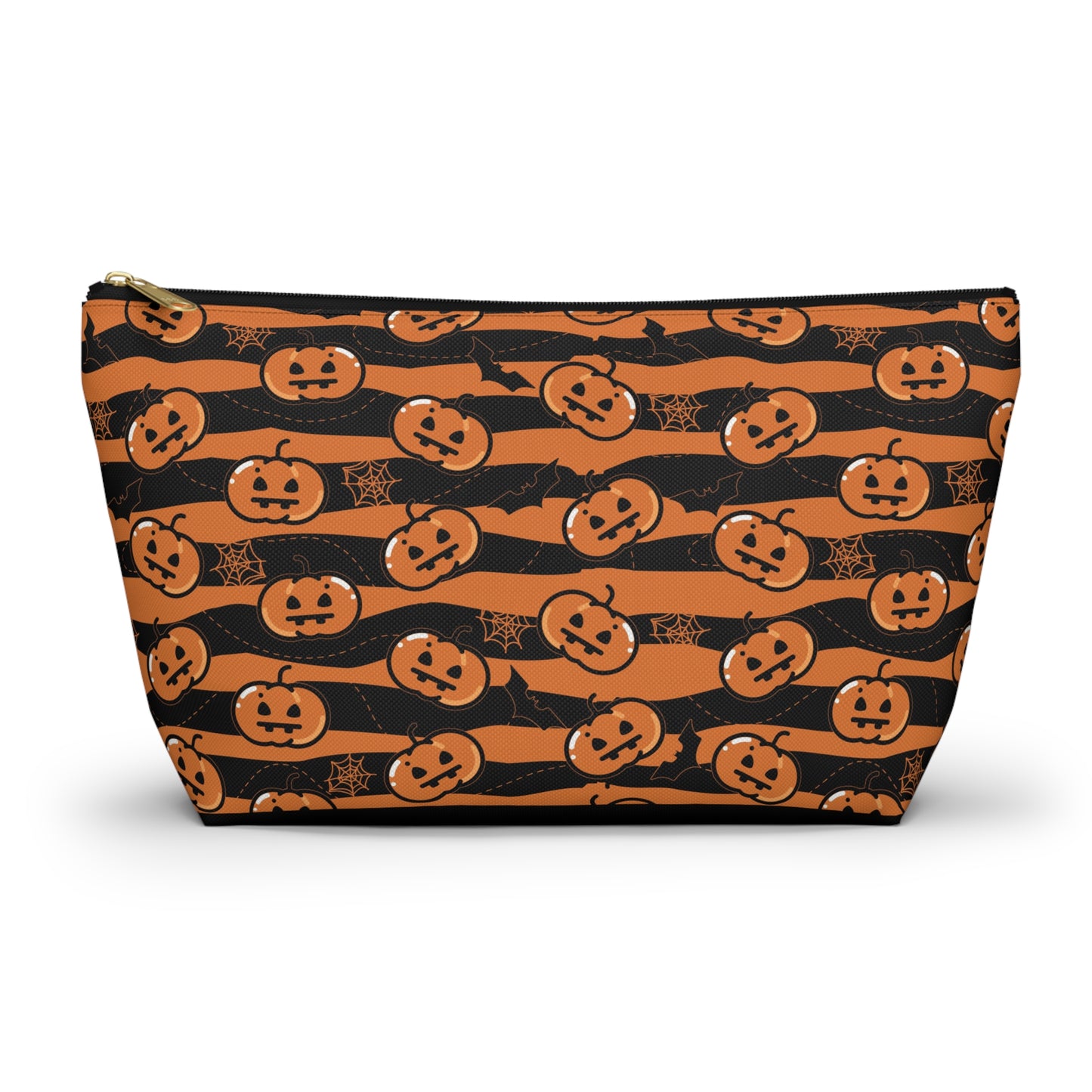 Halloween Stripes Accessory Pouch