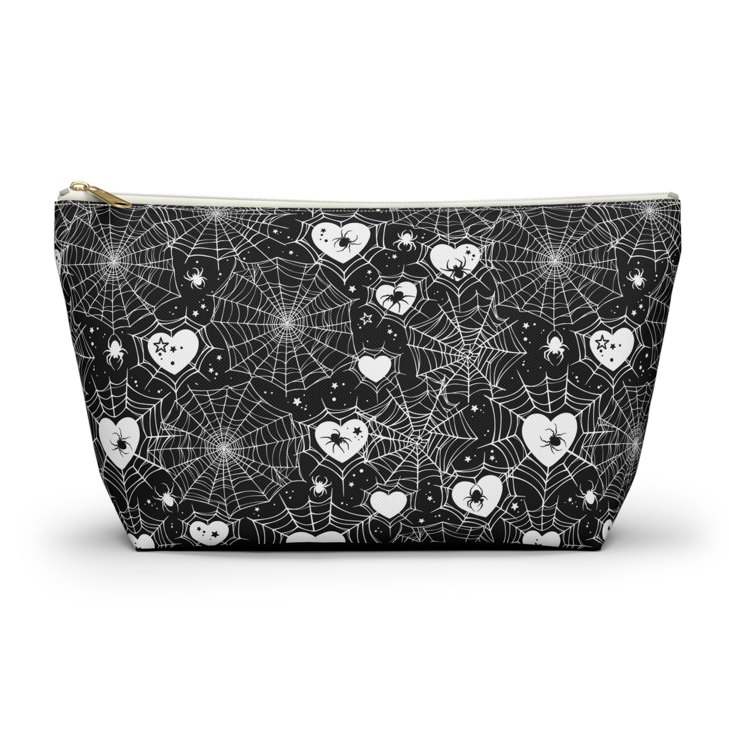 Spiderweb Hearts Accessory Pouch