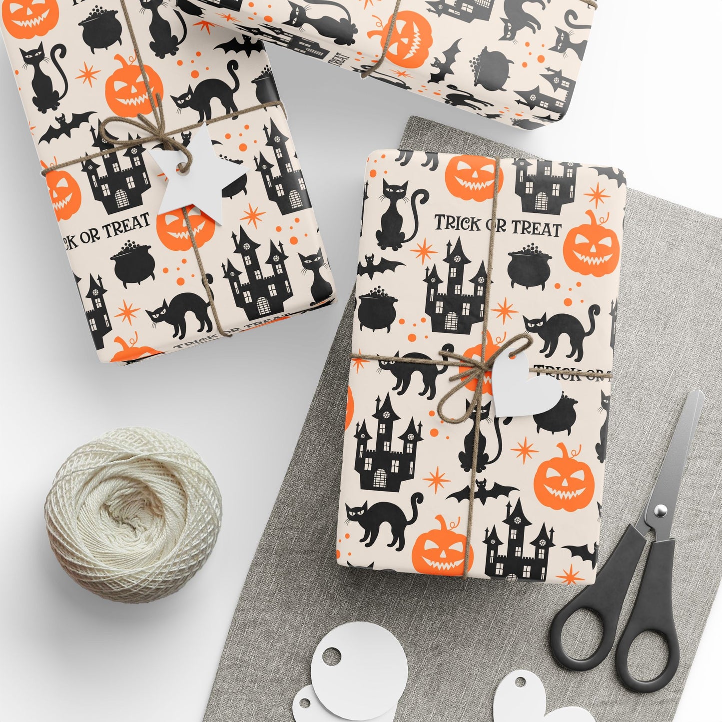 Haunted House Wrapping Paper