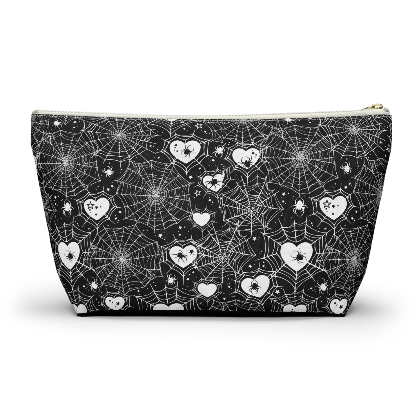 Spiderweb Hearts Accessory Pouch