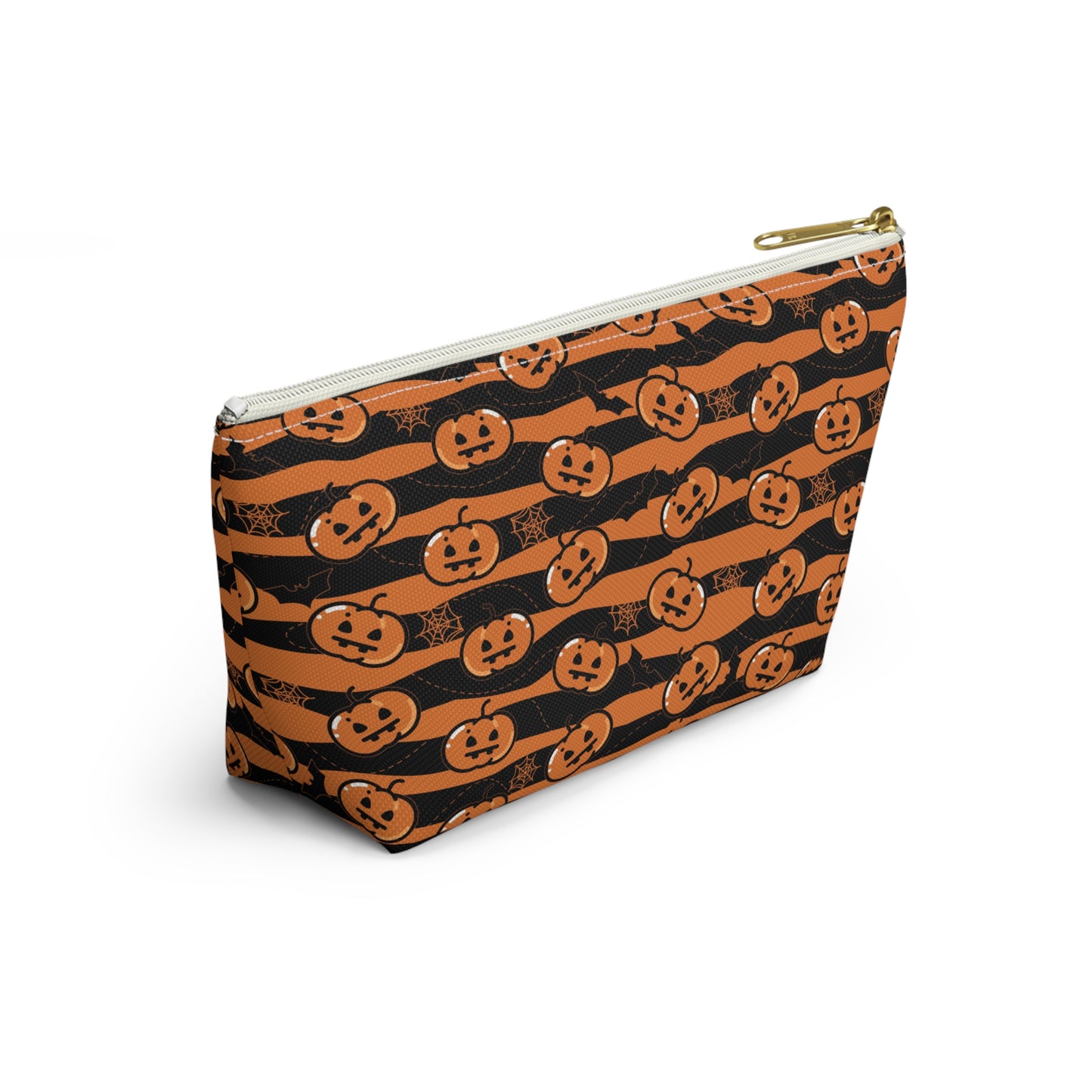 Halloween Stripes Accessory Pouch