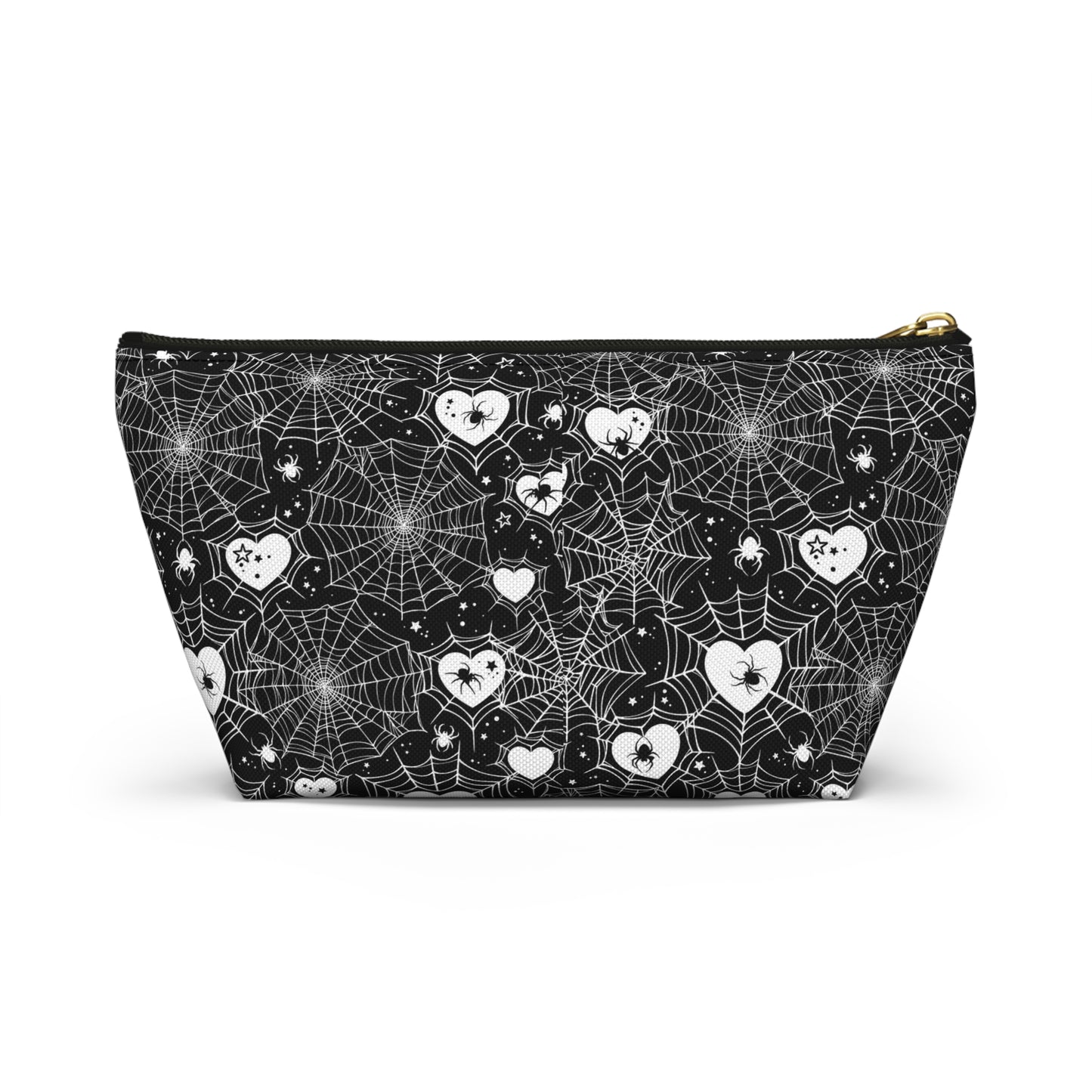 Spiderweb Hearts Accessory Pouch