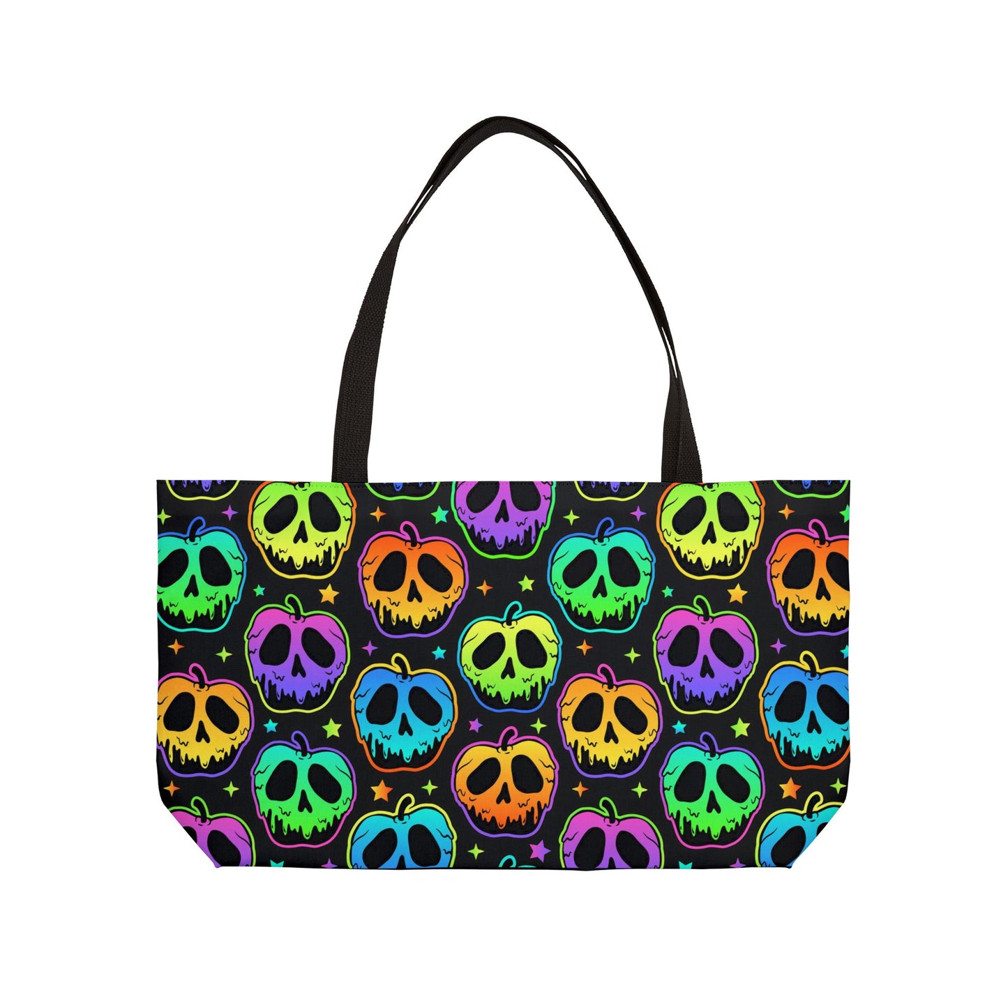 Neon Poisoned Apple Weekender Tote Bag