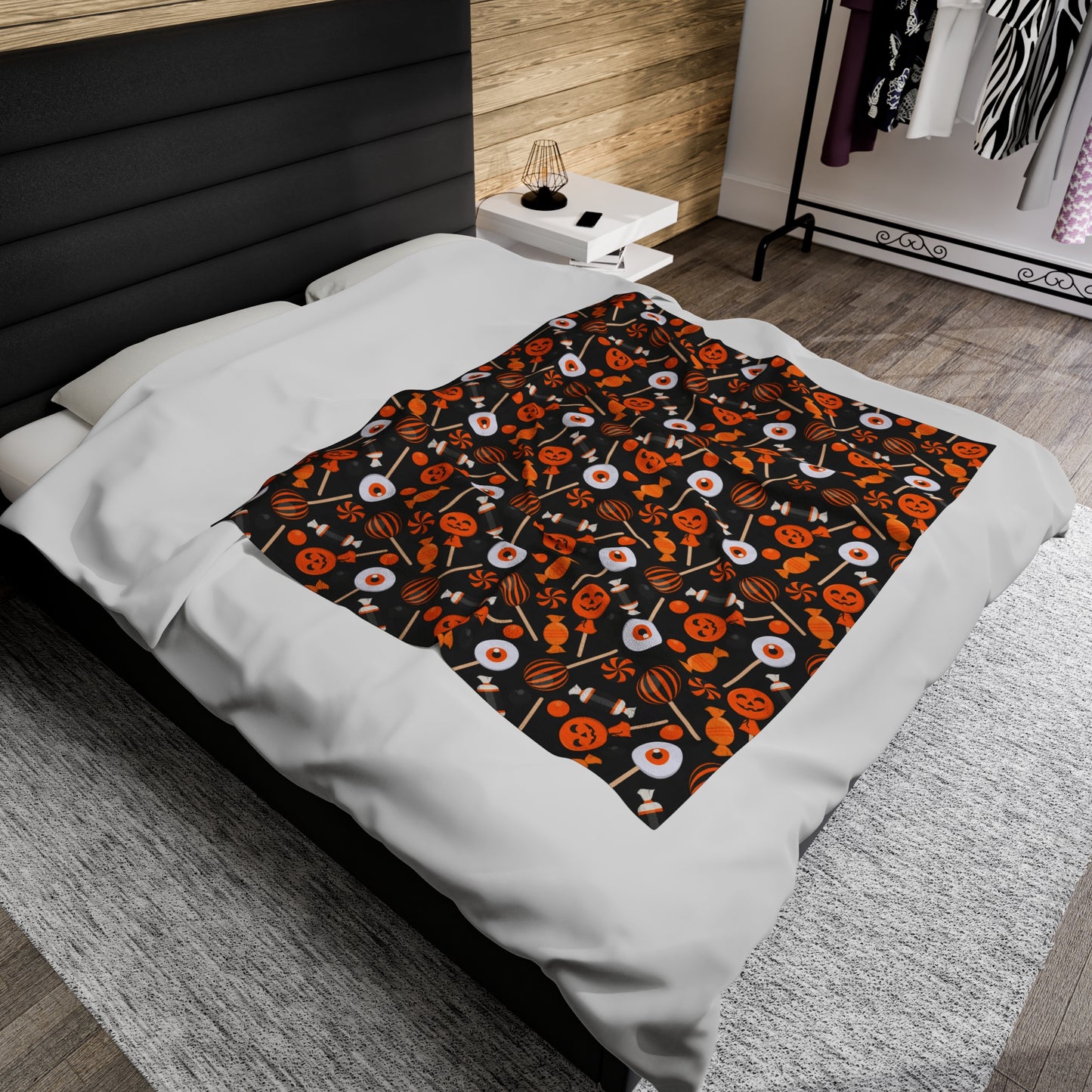 Halloween Candy Plush Blanket