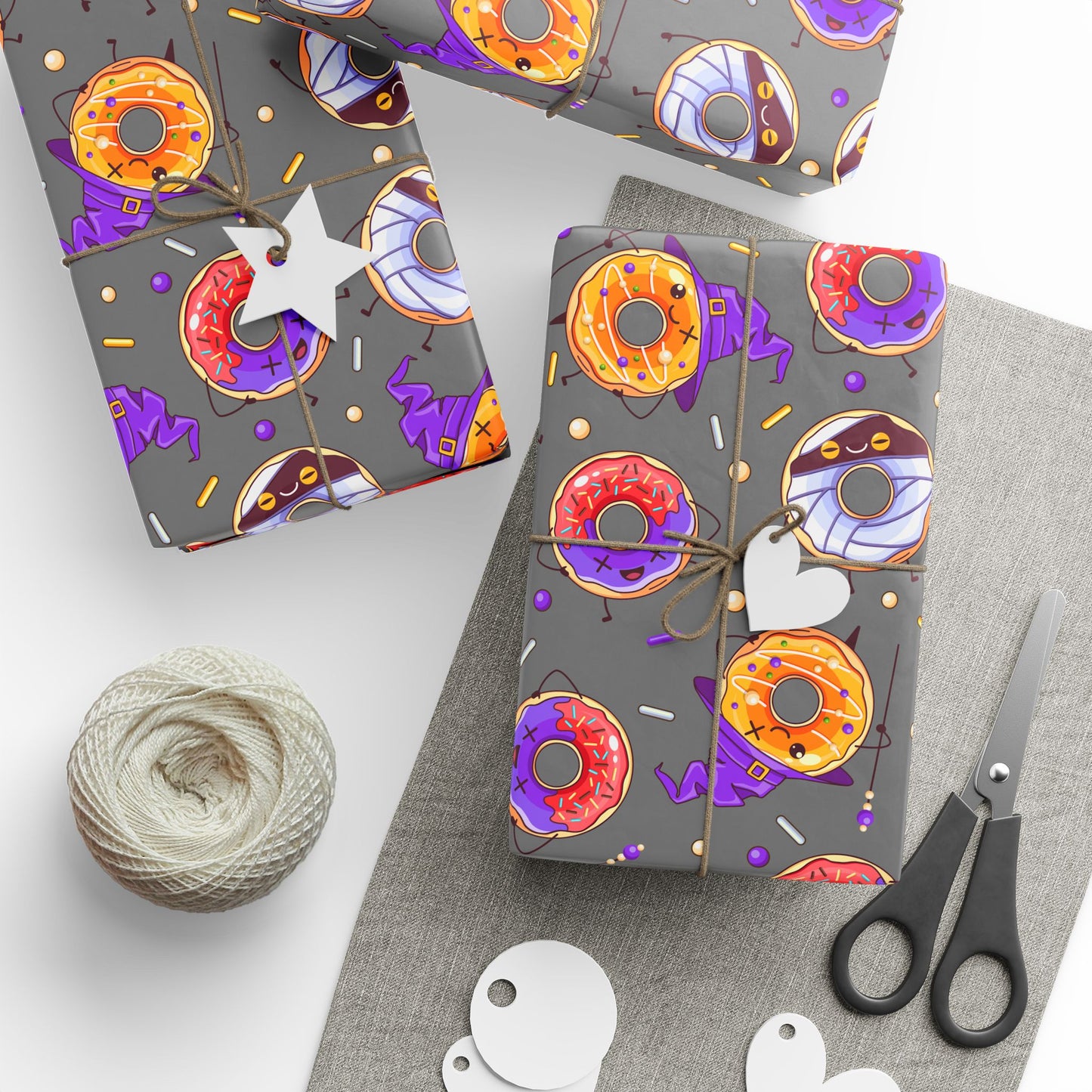 Spooky Donut Wrapping Paper