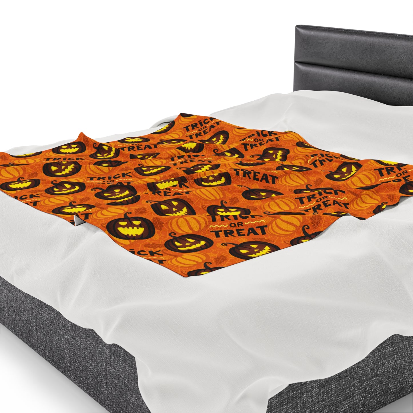 Trick Or Treat Plush Blanket