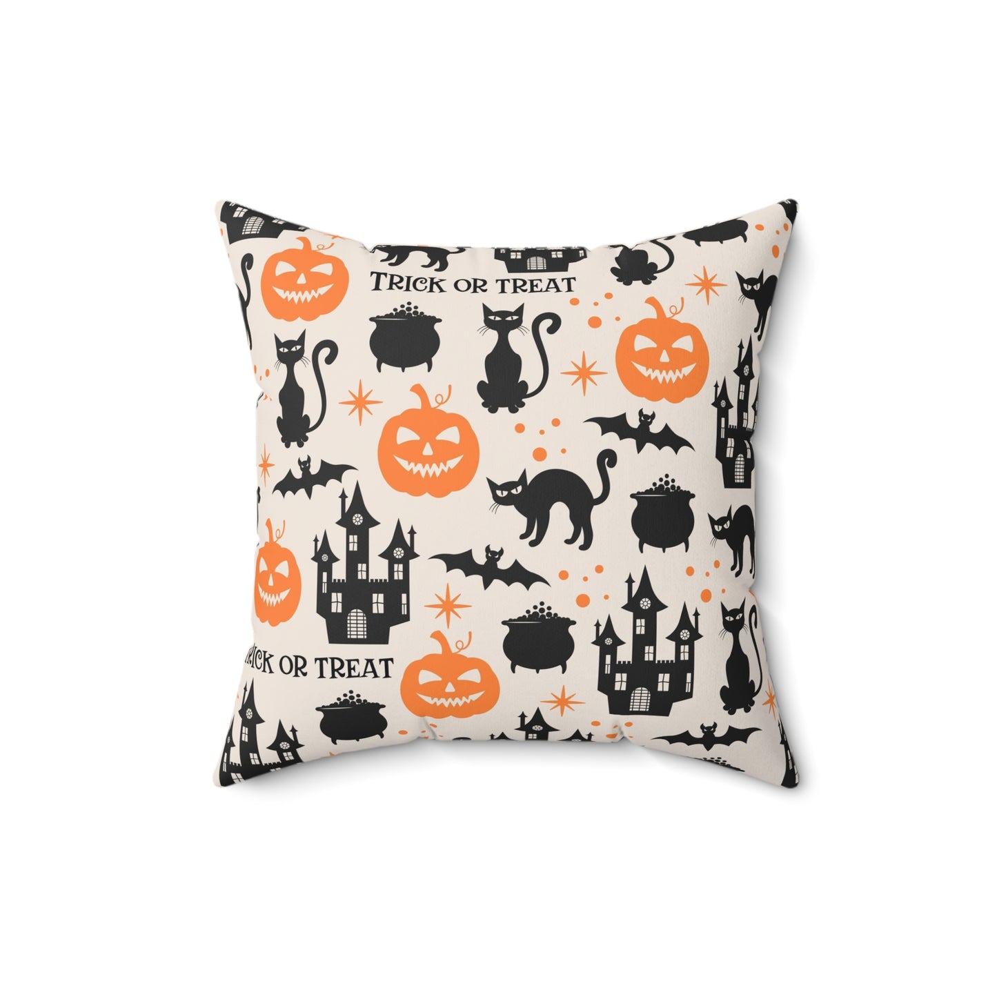 Trick Or Treat Square Pillow