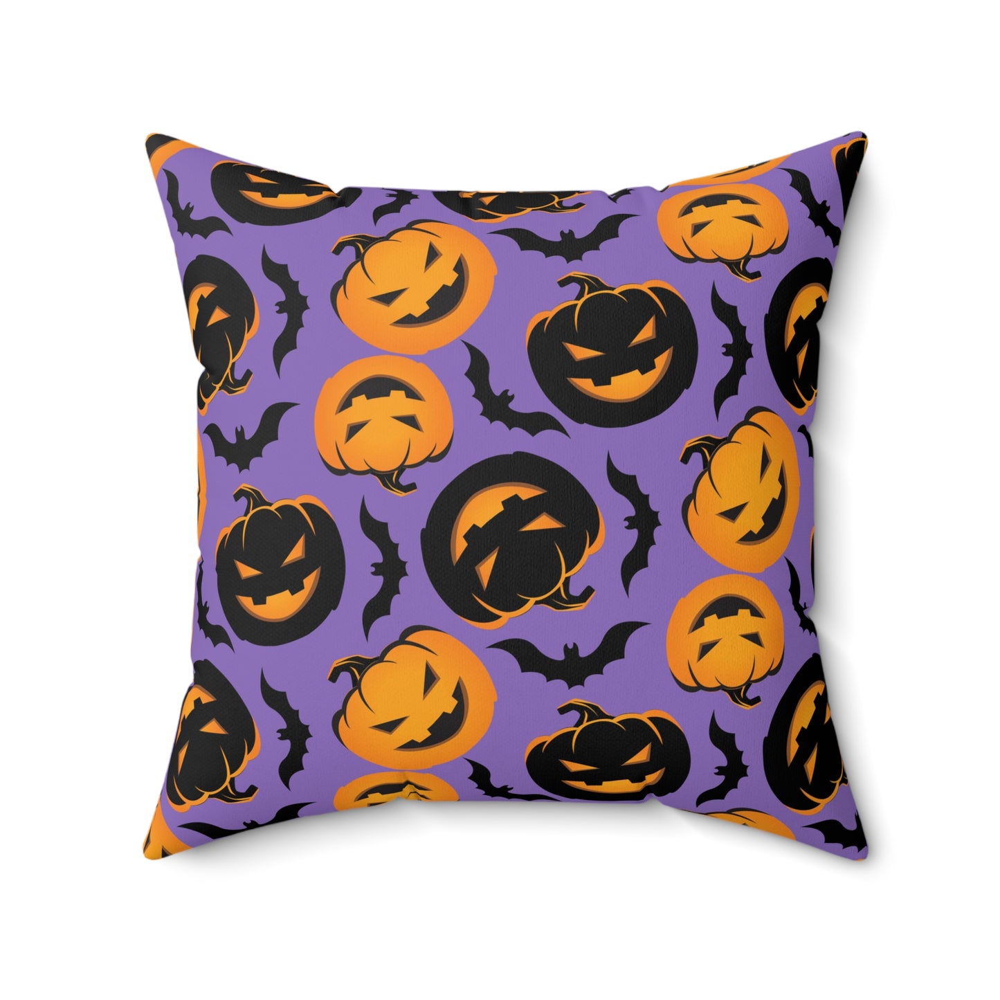 Spooky Pumpkin Square Pillow