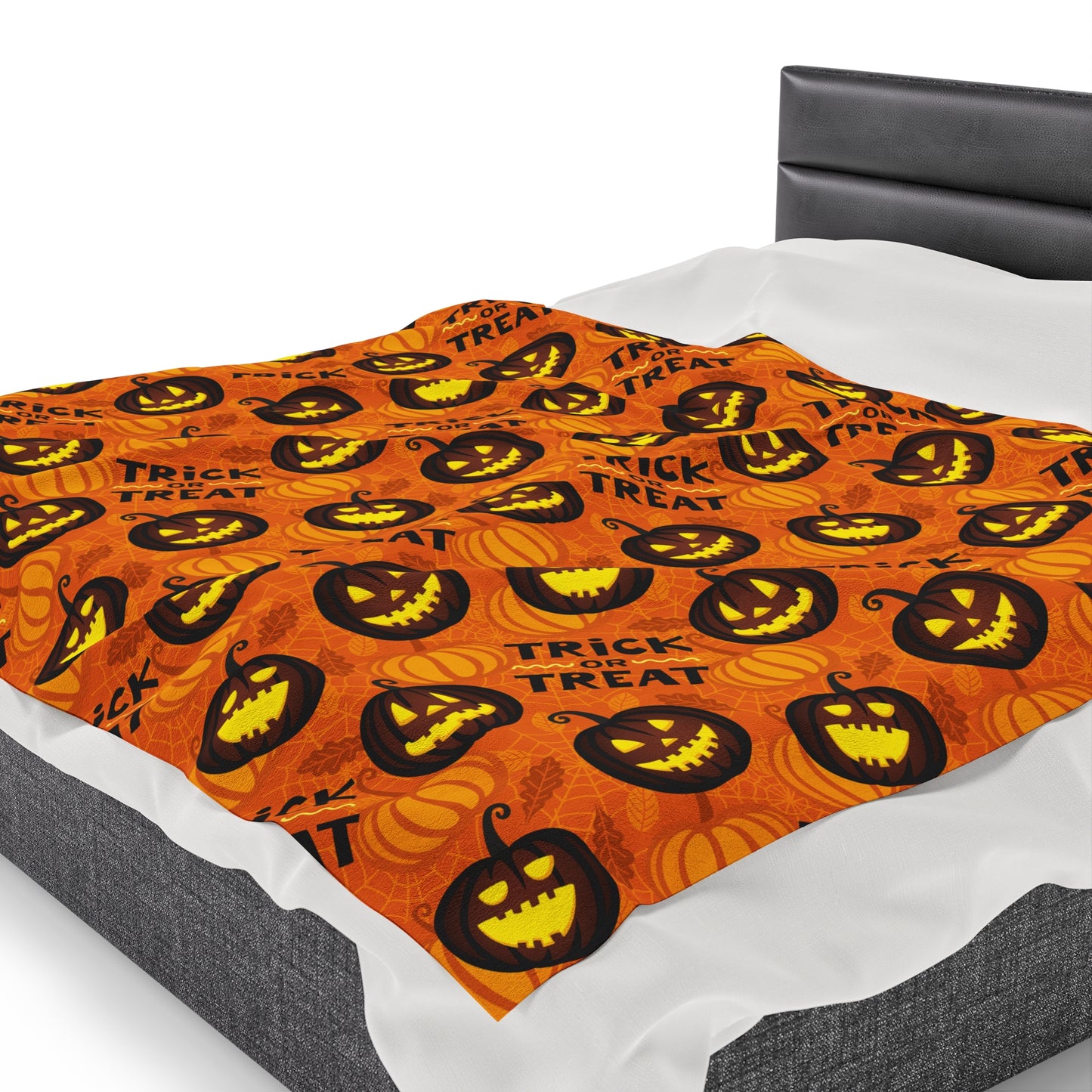 Trick Or Treat Plush Blanket