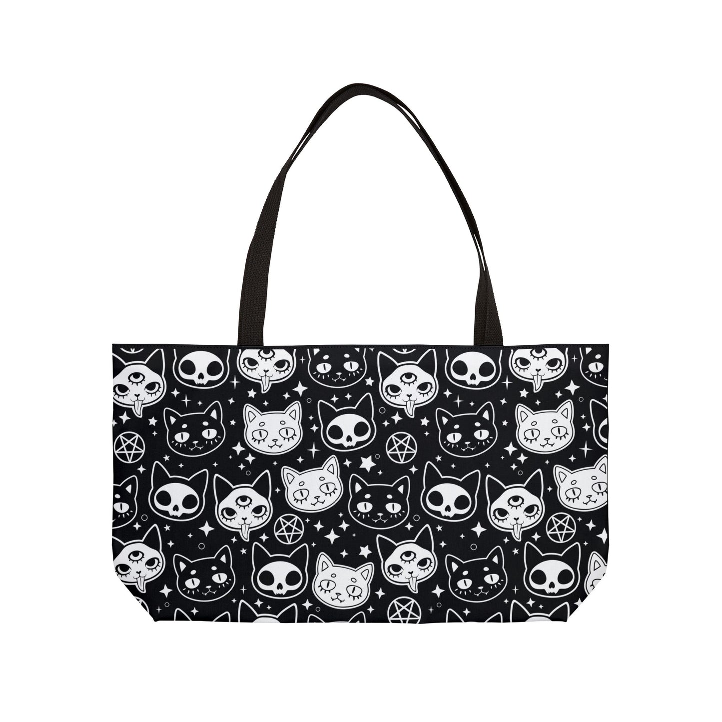 Spooky Cat Weekender Tote Bag