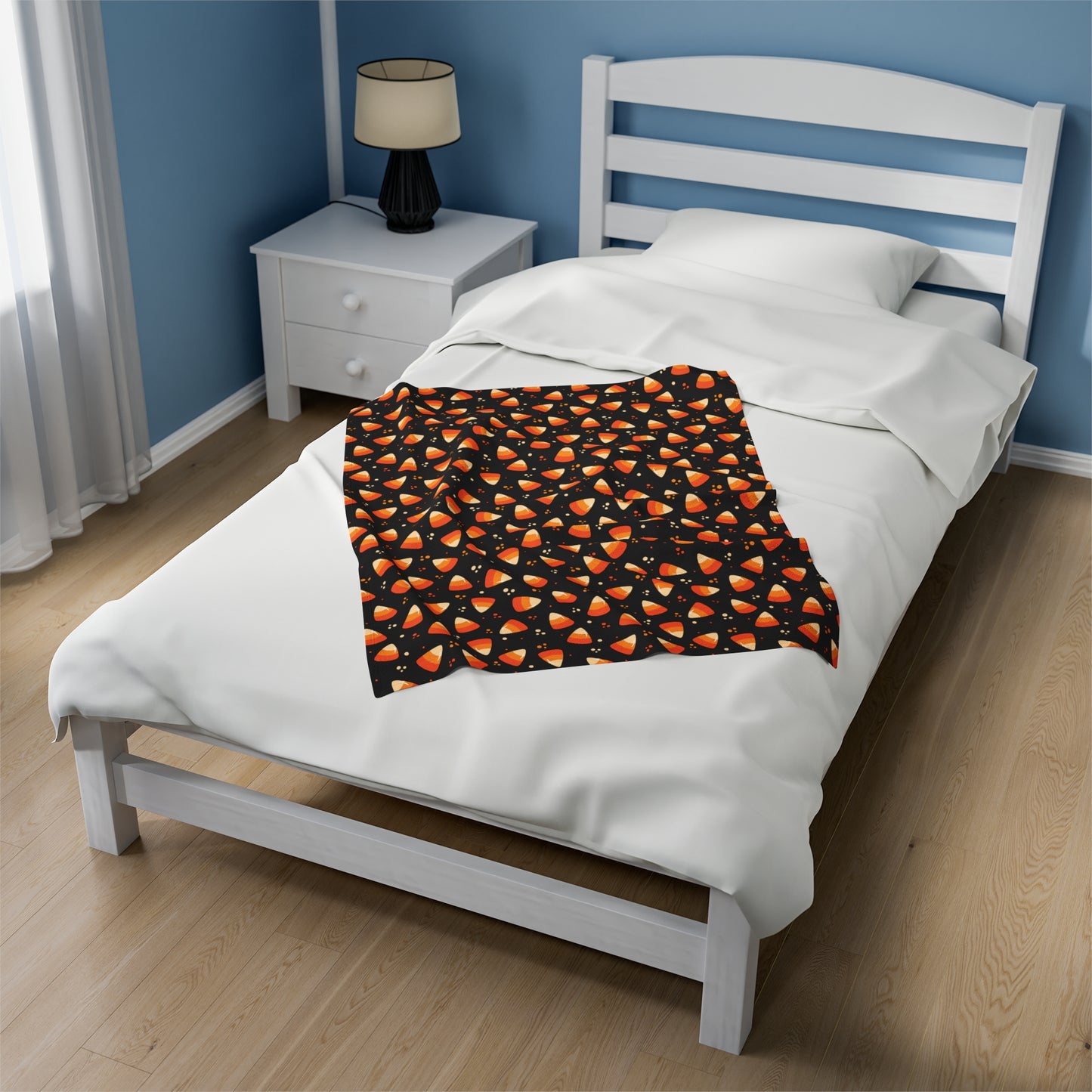 Candy Corn Plush Blanket