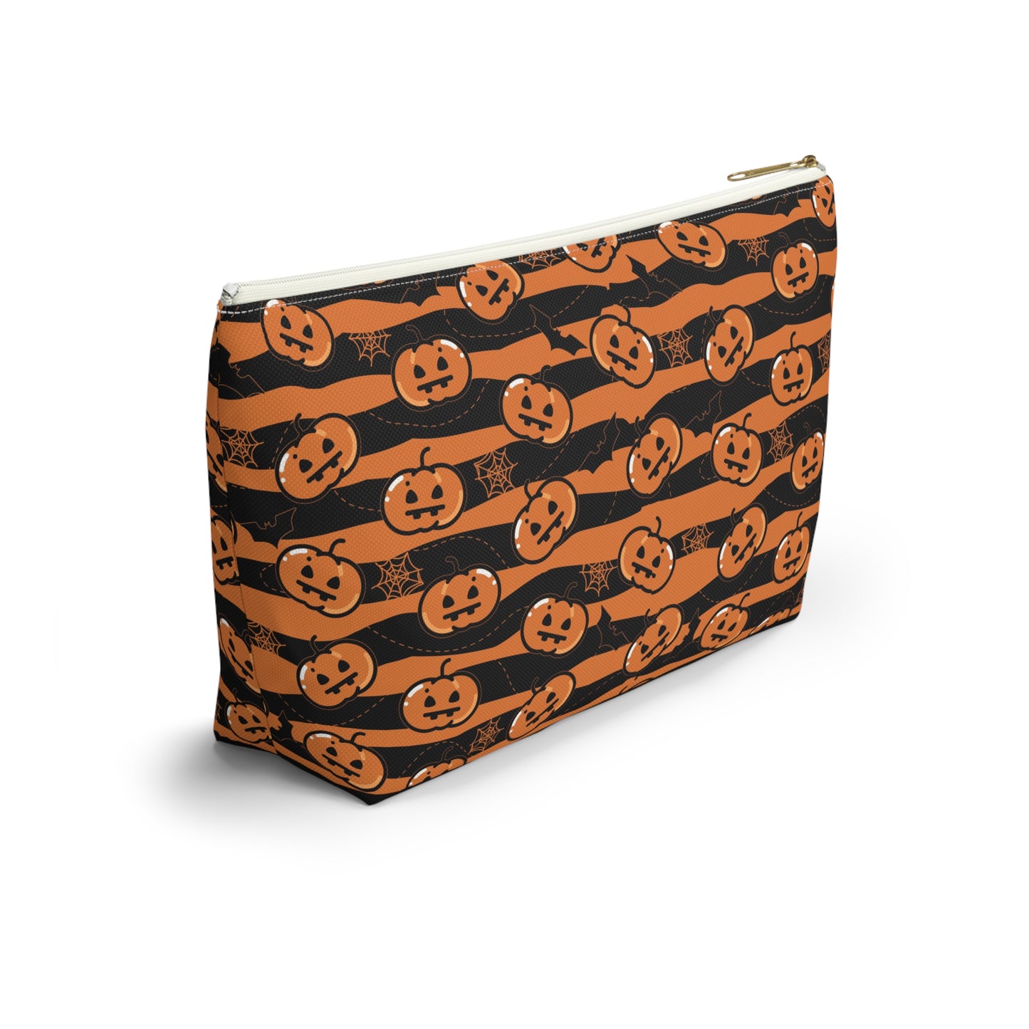 Halloween Stripes Accessory Pouch