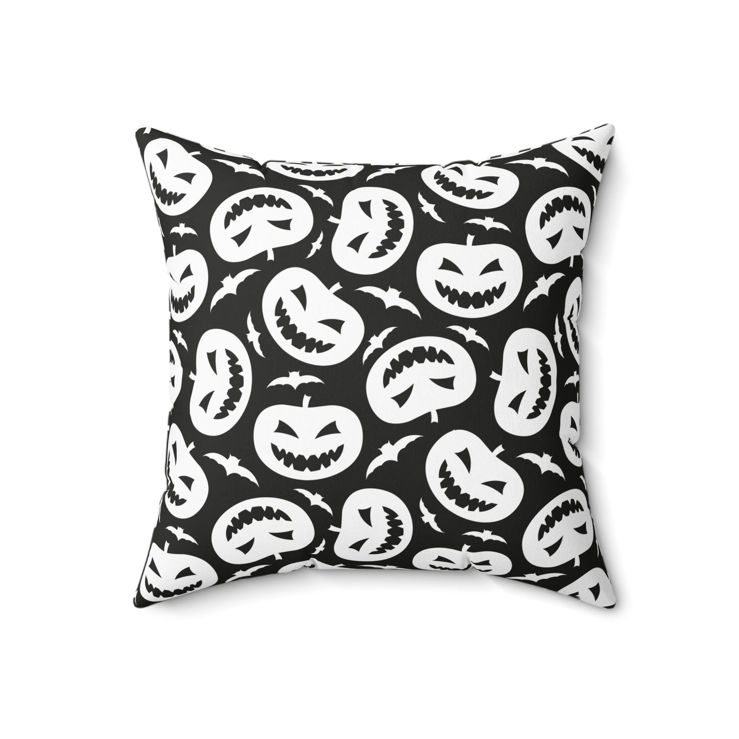 White Pumpkins Square Pillow