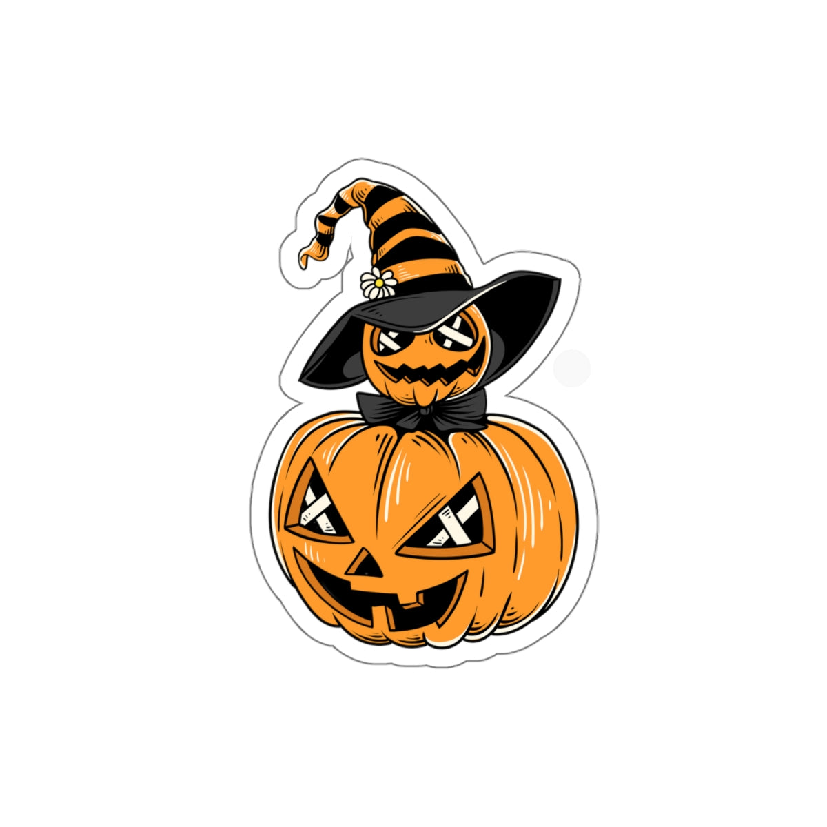 Pumpkin Monster Sticker