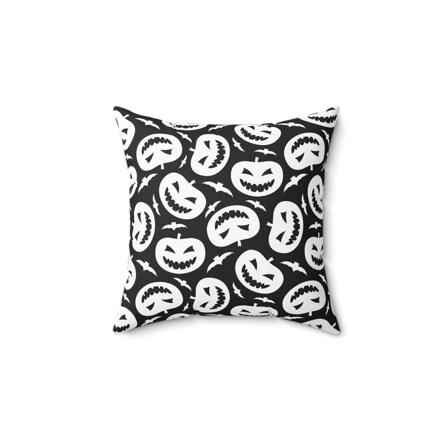 White Pumpkins Square Pillow