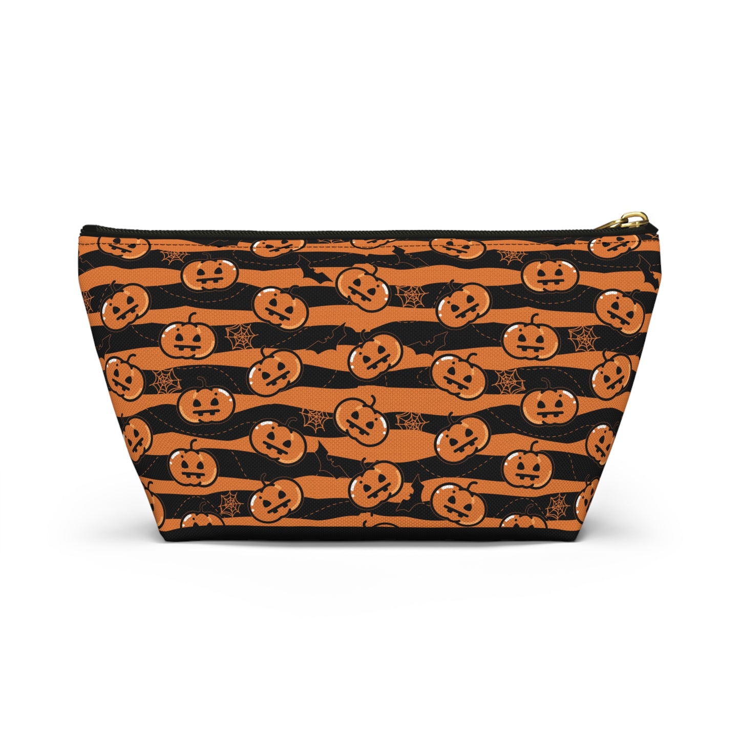 Halloween Stripes Accessory Pouch