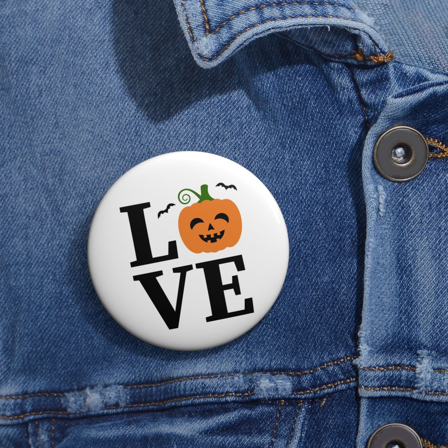 Pumpkin Love Pin Buttons