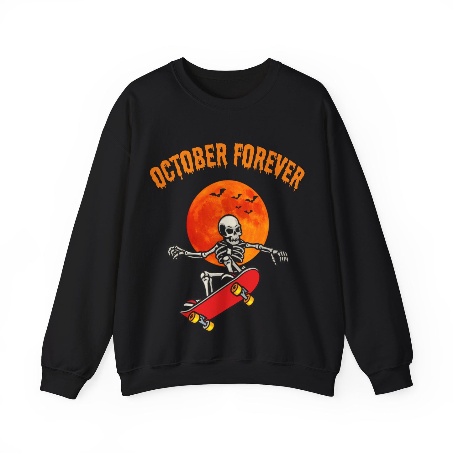 Sweatshirt mit Rundhalsausschnitt „October Forever“