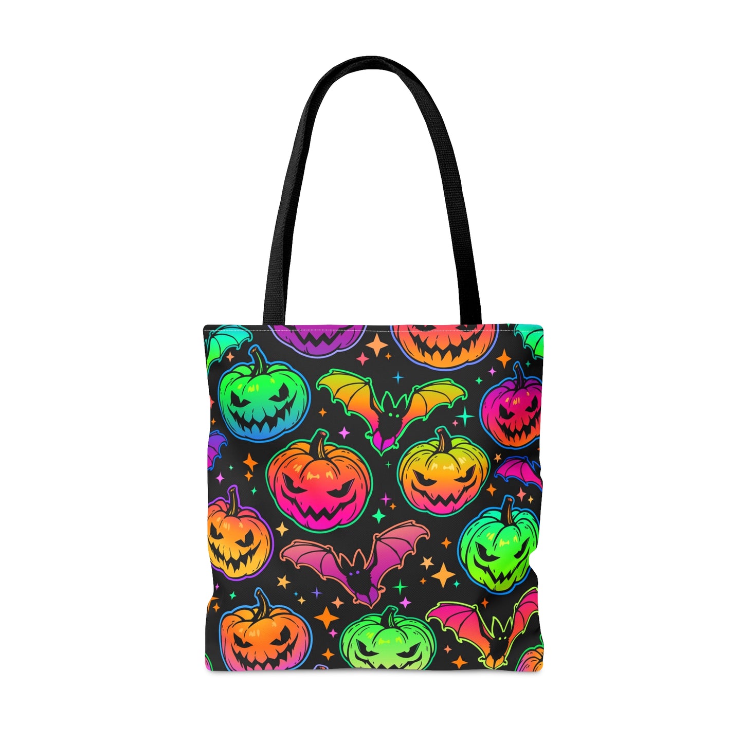 Neon Pumpkin Tote Bag