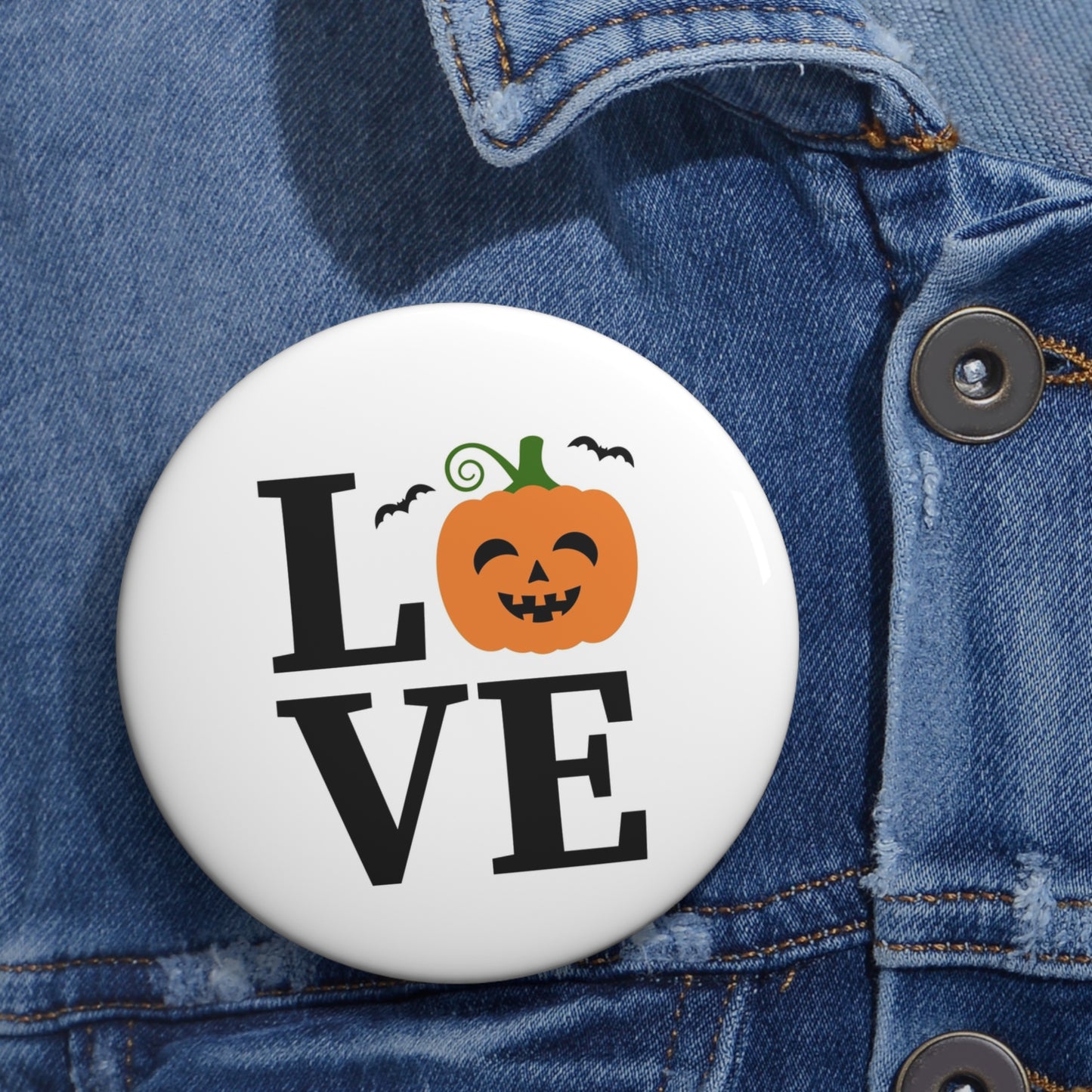 Pumpkin Love Pin Buttons