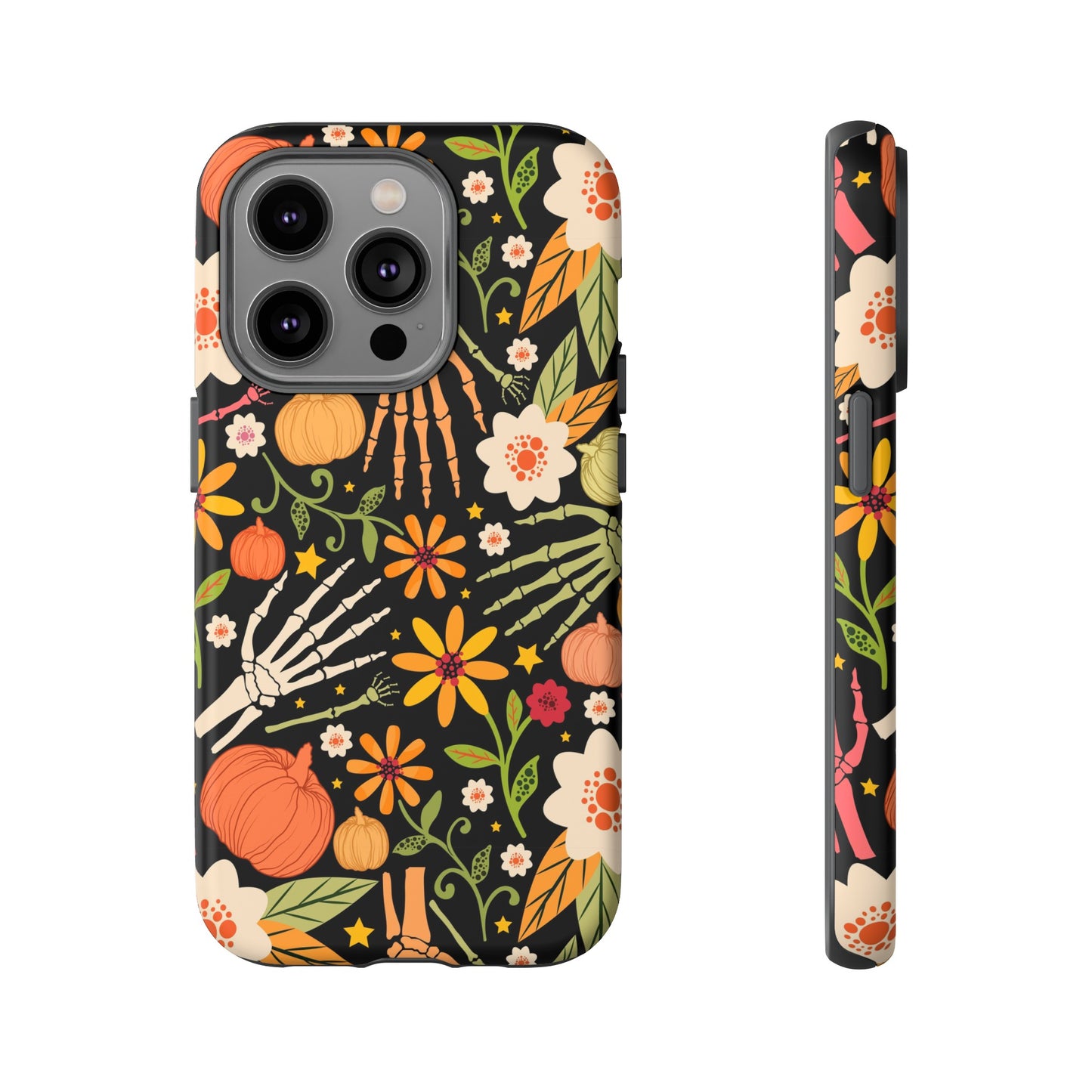 Bones And Flowers Phone Case