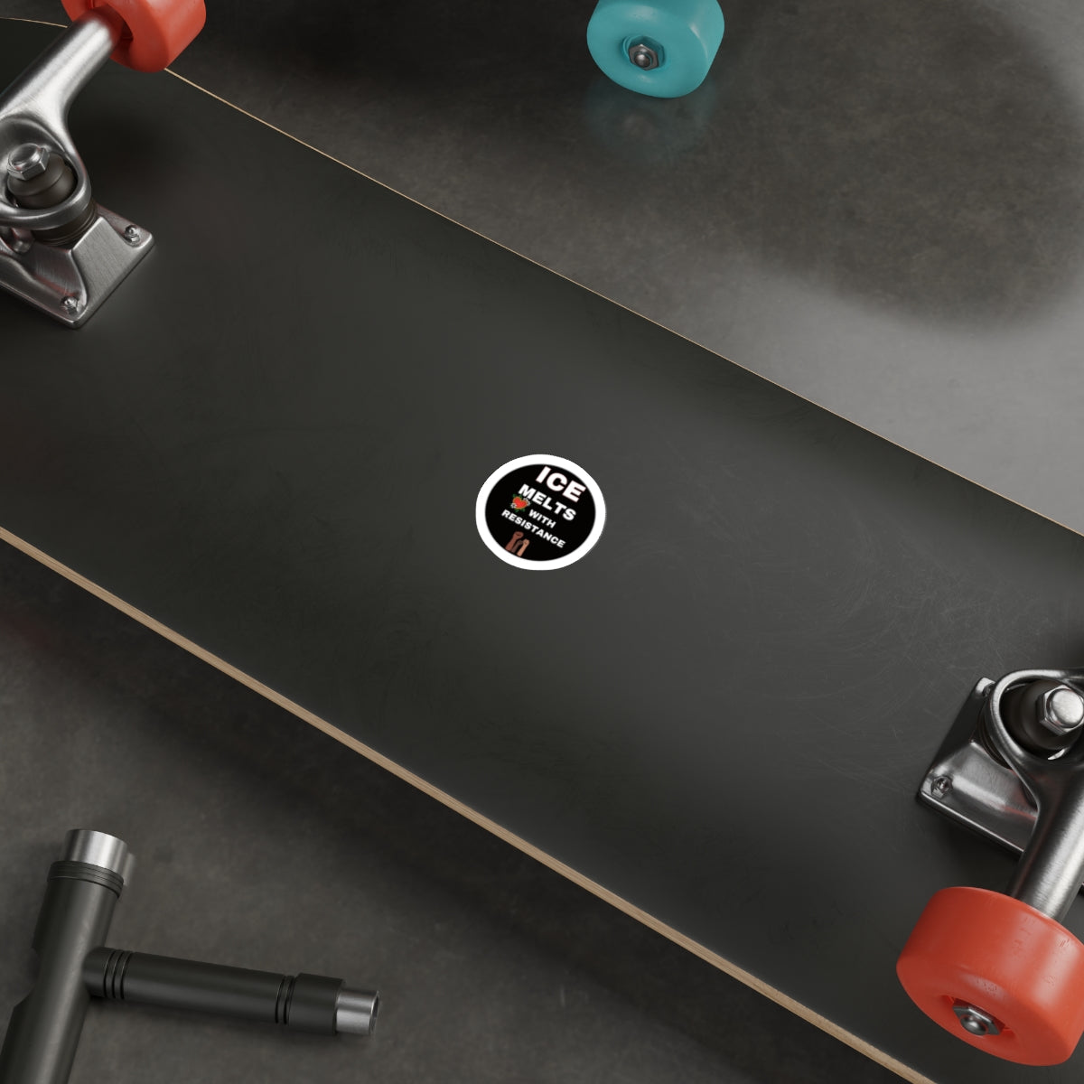 Ice Melts with Resistance Sticker