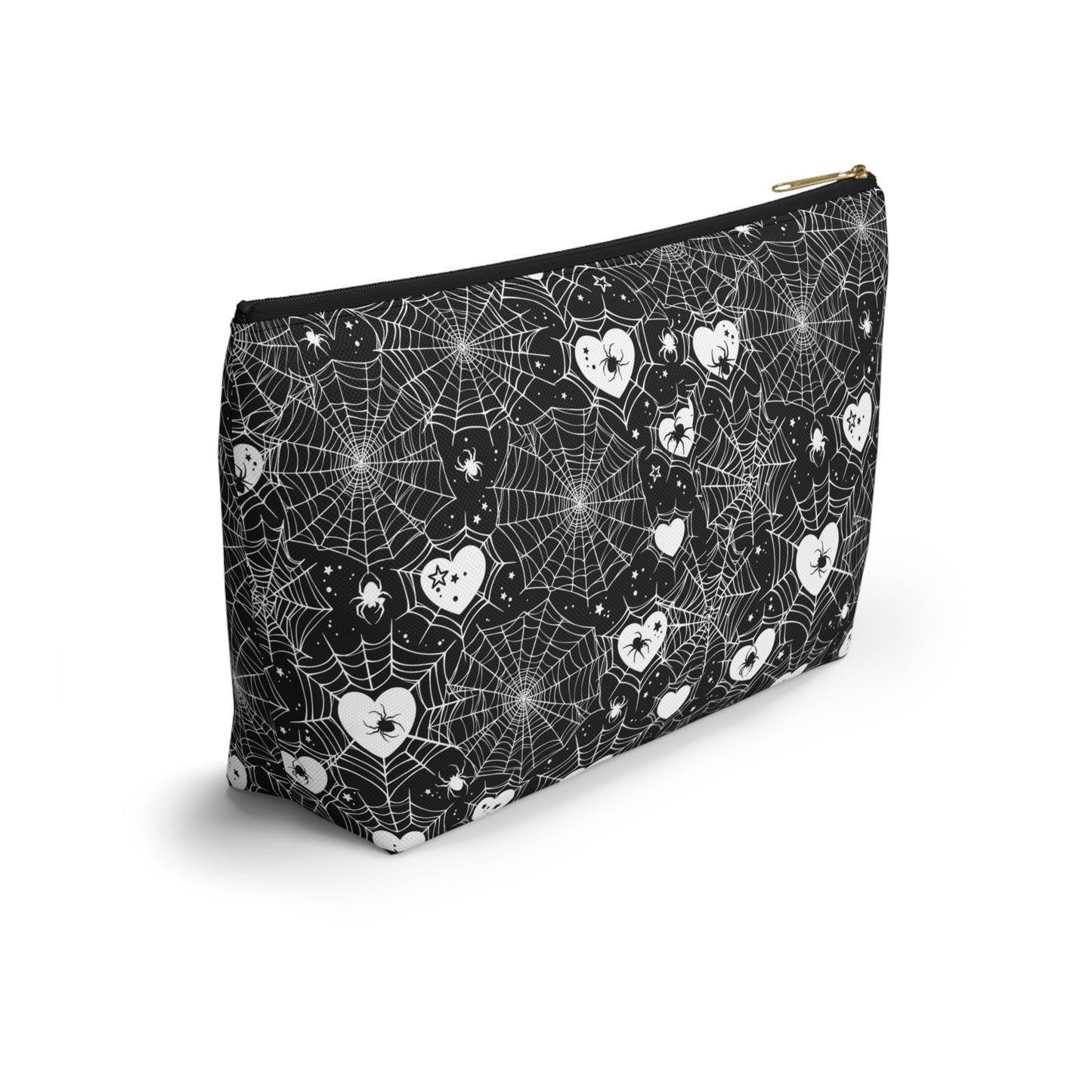 Spiderweb Hearts Accessory Pouch